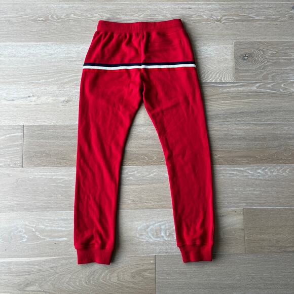 Well Known Studios Red Bowery Track Sweat Pants Large - Picture 2 of 7